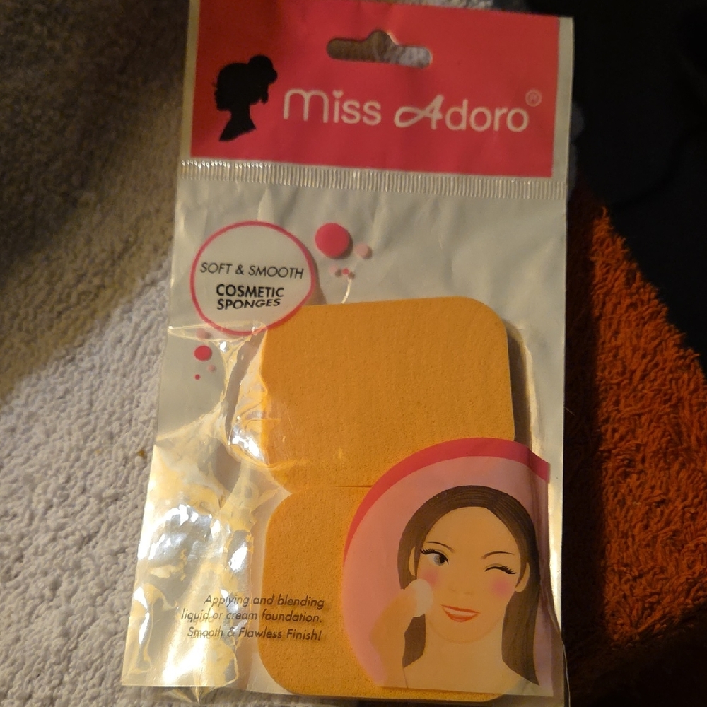 Soft & Smooth Cosmetic Sponges - Orange